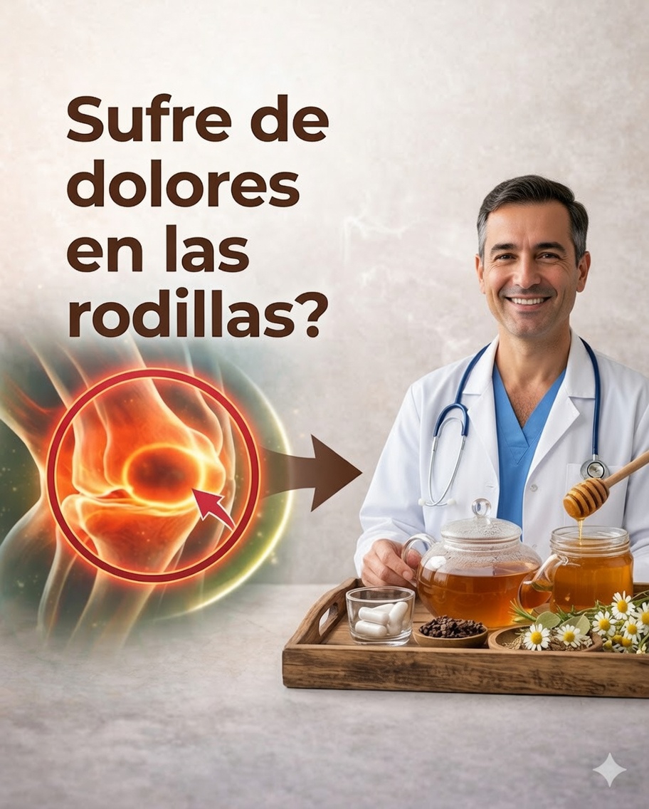 Tisana natural para las rodillas: la bebida casera que puede aliviar el dolor y la inflamación