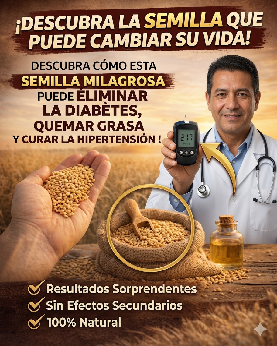 🌱 La semilla que los médicos llaman “el oro vegetal”: beneficios sorprendentes para su salud