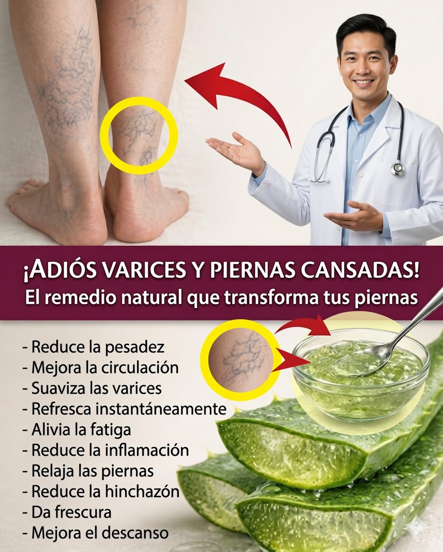 🌿 Aloe Vera para aliviar las piernas cansadas: el remedio natural que refresca y estimula la circulación