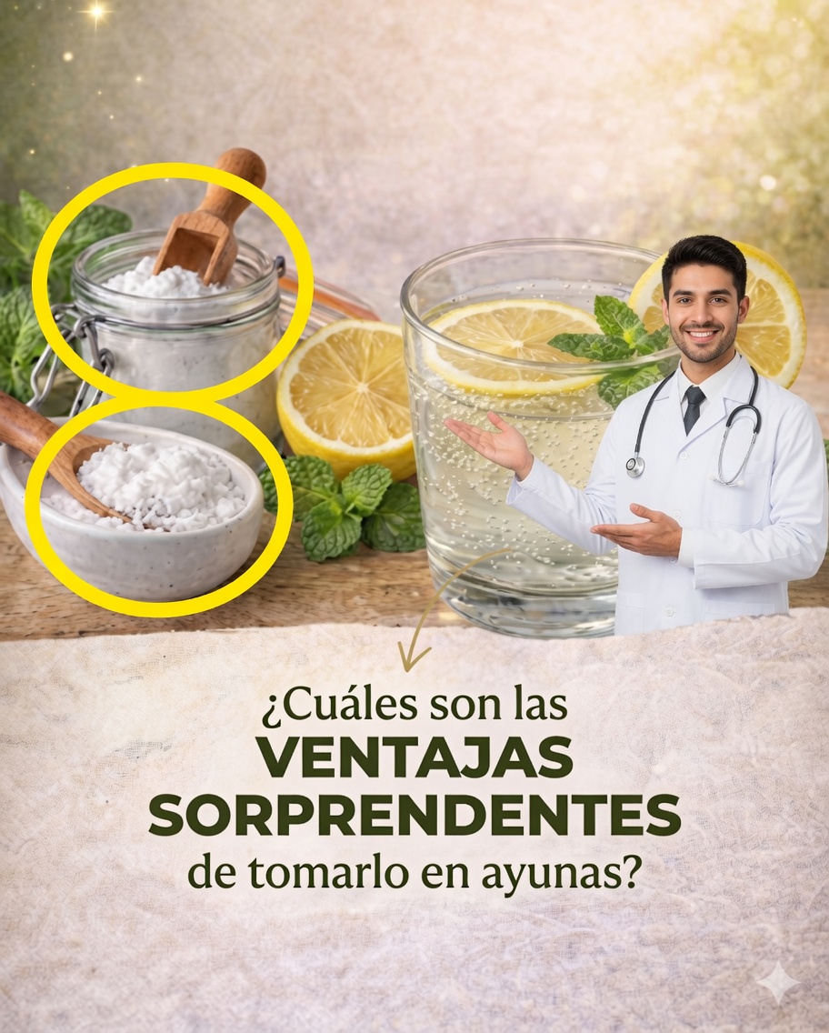 🍋 Mezclar agua con limón con bicarbonato de sodio: ¿Qué sucede realmente en tu cuerpo?