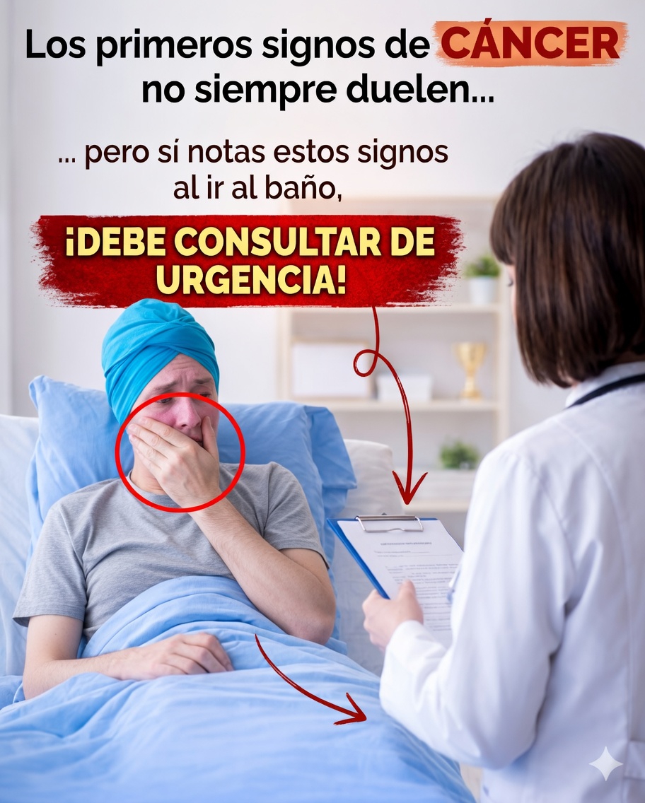 🚨 8 señales de cáncer que pueden aparecer al ir al baño: síntomas tempranos que no debes ignorar