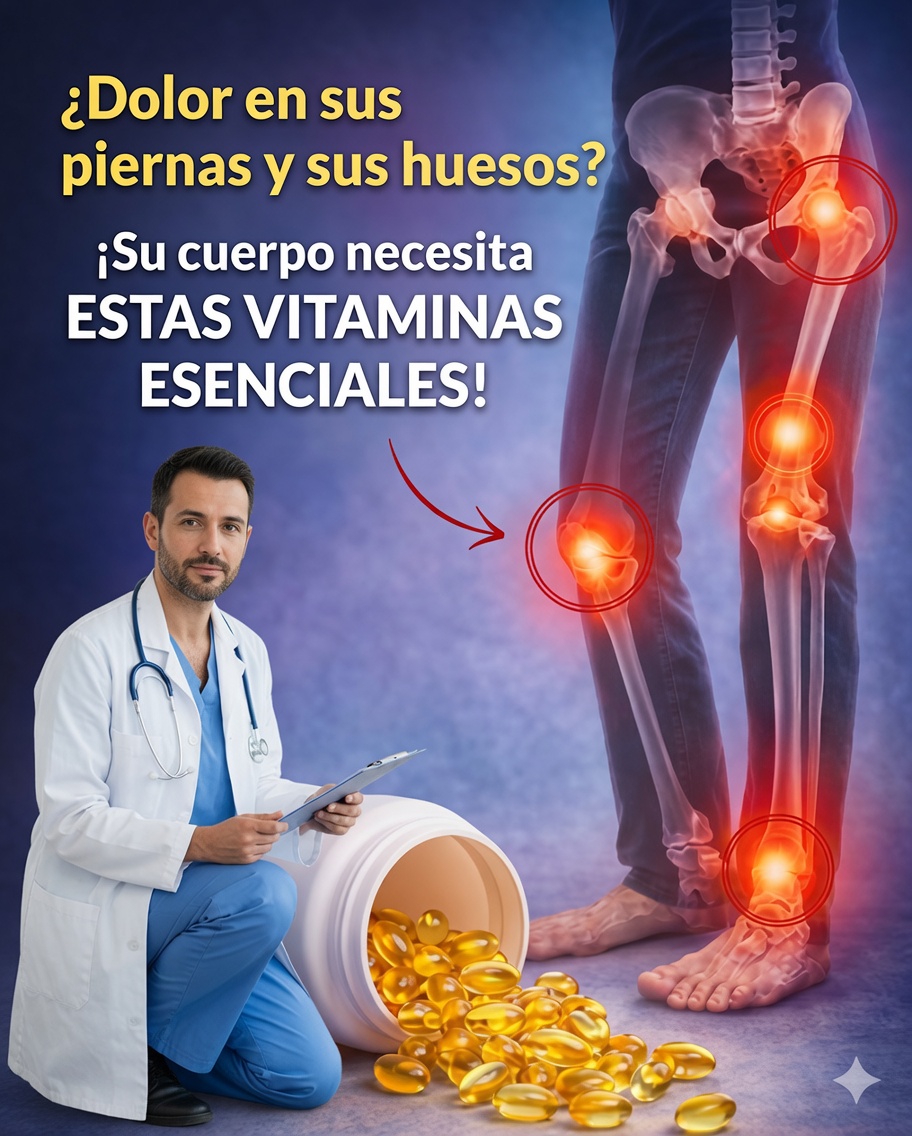 🦴 La vitamina esencial que puede aliviar naturalmente los dolores articulares