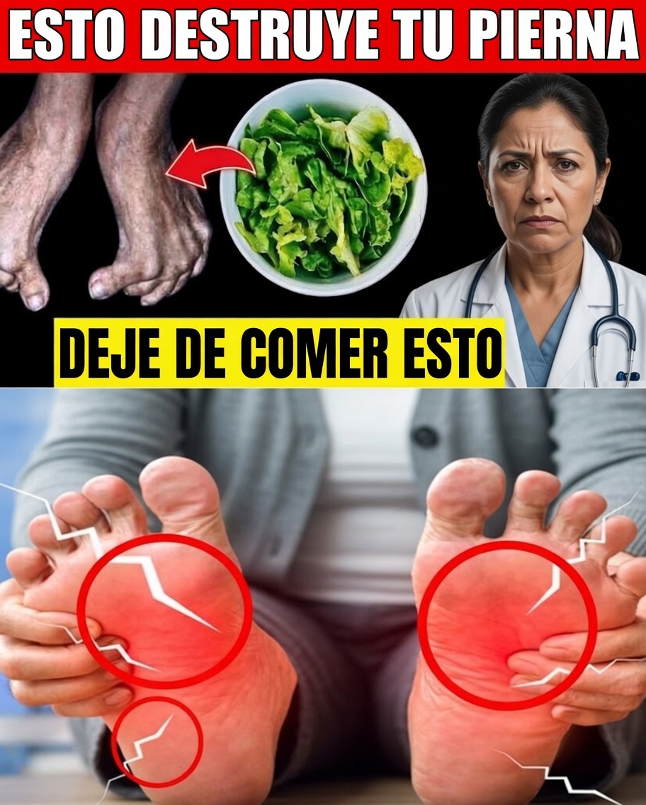 Mayores, atención: 15 alimentos que pueden agravar discretamente el entumecimiento y hormigueo de los pies