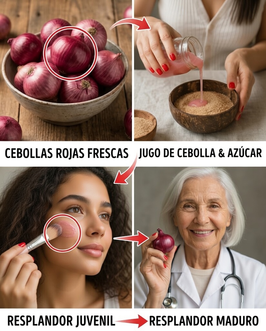 ¿Puede la cebolla roja ayudar a recuperar una piel más luminosa y uniforme?