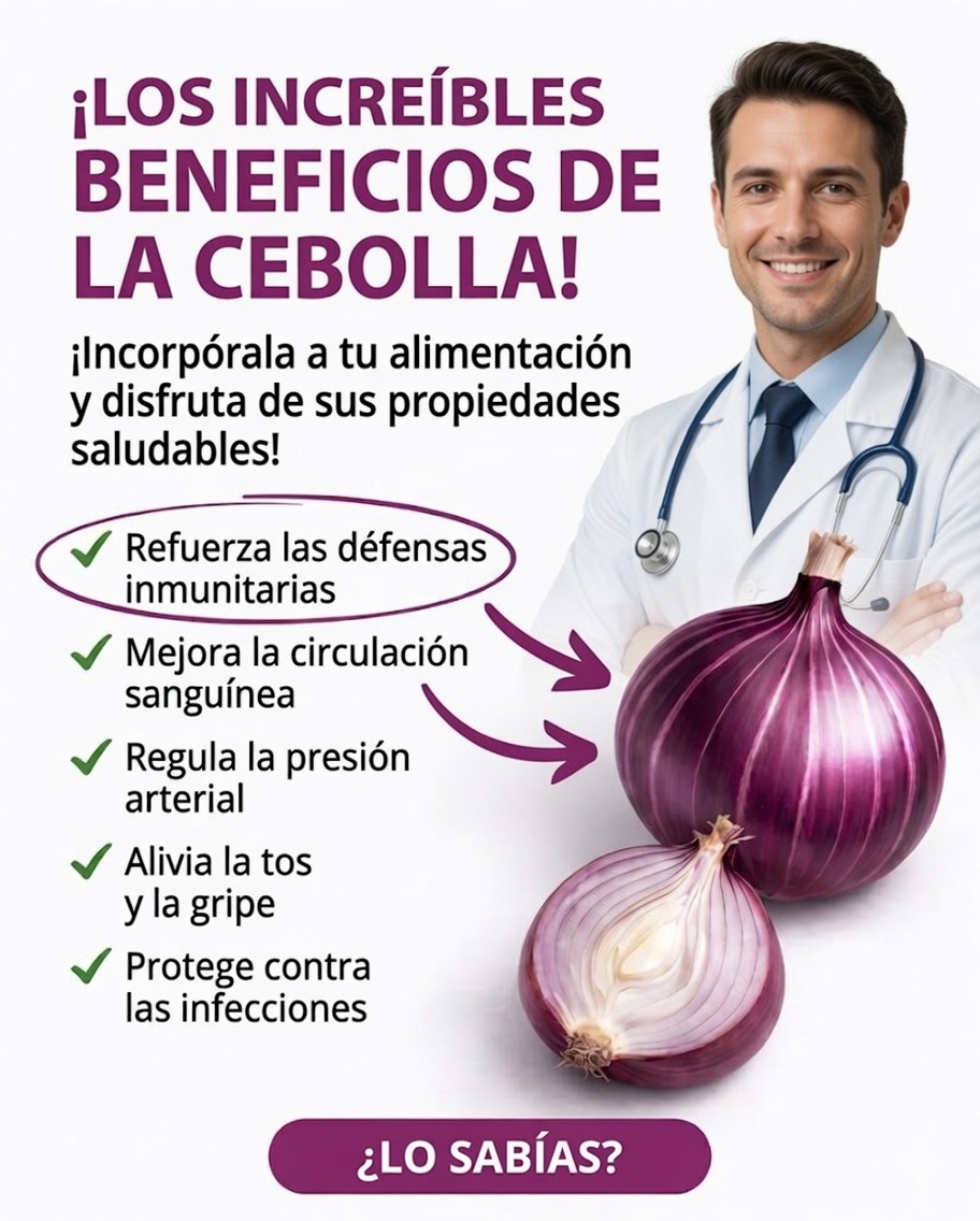 Los beneficios de la cebolla roja para la salud: el superalimento natural que debes incorporar a tu alimentación 🧅