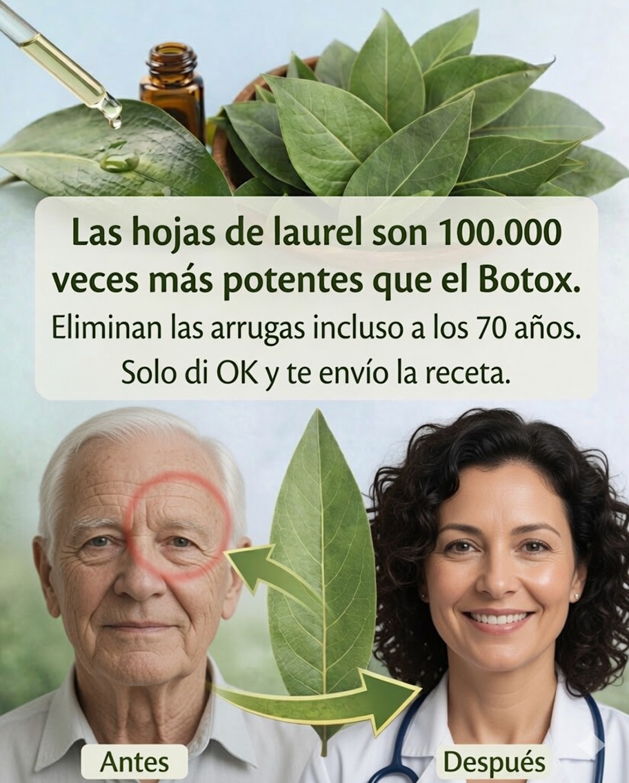 Hoja de laurel contra las arrugas: el remedio natural que seduce cada vez a más personas 🌿