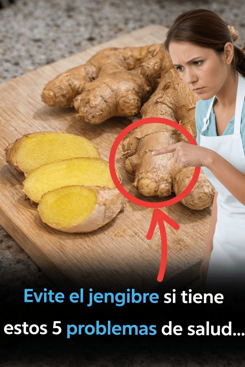 Evita el jengibre si tienes estos 5 problemas de salud: información importante que necesitas saber
