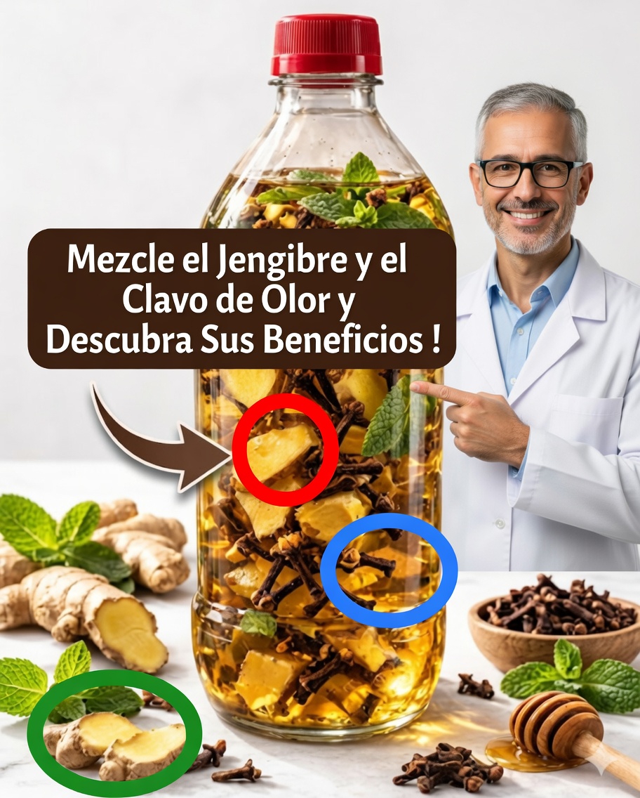 🌿 Jengibre y clavo de olor: la poderosa bebida natural que cada vez más personas adoptan