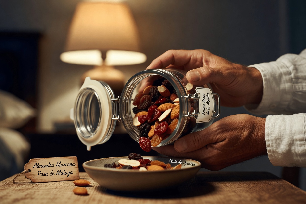 3 frutas secas que los adultos mayores pueden comer antes de acostarse para favorecer hábitos más saludables de micción nocturna