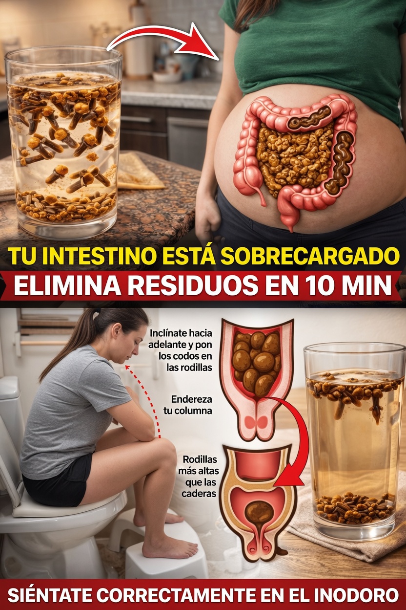 Cómo una bebida tibia de clavo de olor y una postura adecuada al sentarse en el inodoro pueden favorecer tu bienestar digestivo