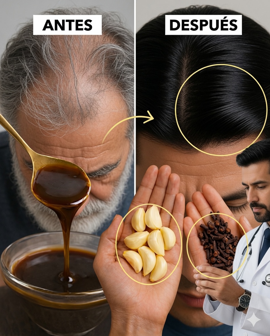 🧄🌿 Remedio natural a base de ajo y clavo de olor: fortalece tu cabello de forma natural