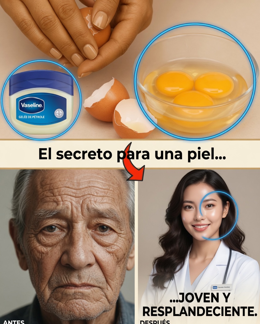 Una piel más firme y rellena después de los 60: la sencilla mascarilla de noche con yema de huevo y vaselina que devuelve frescura al rostro
