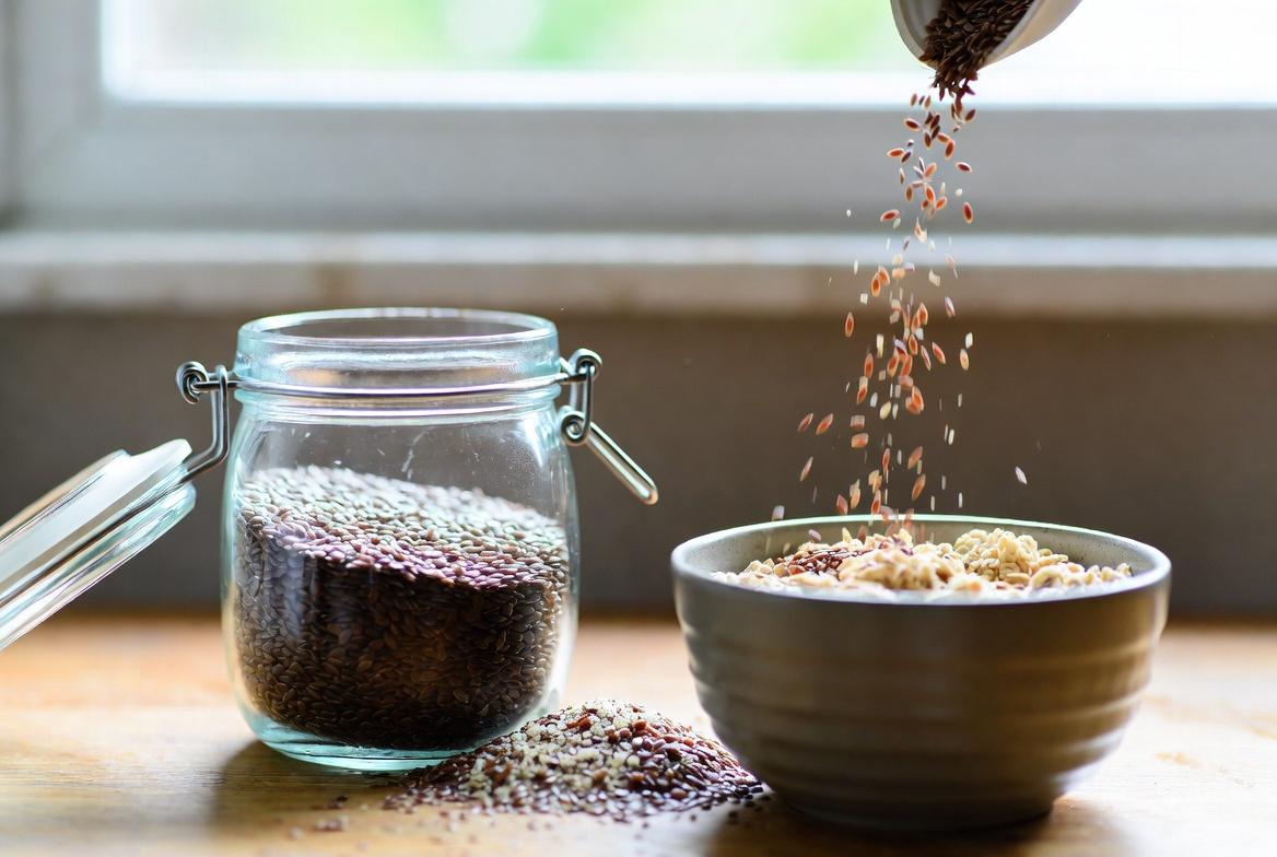 Cómo añadir semillas de lino a tu rutina diaria para mejorar la comodidad ocular y favorecer la salud visual
