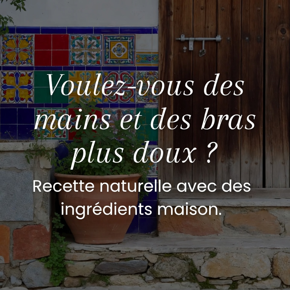 ¿Quieres unas manos y unos brazos más suaves? Receta natural con ingredientes caseros