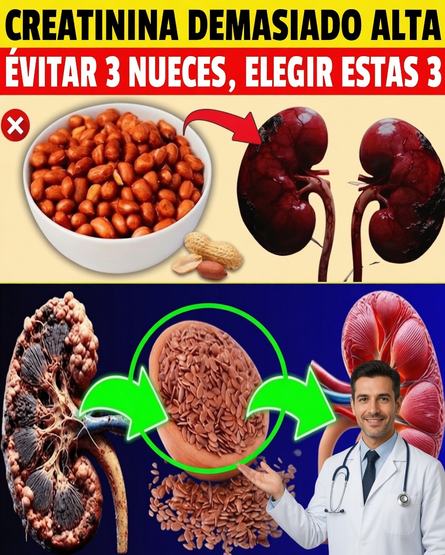 ¿Creatinina demasiado alta? Este simple cambio de frutos secos podría aliviar sus riñones