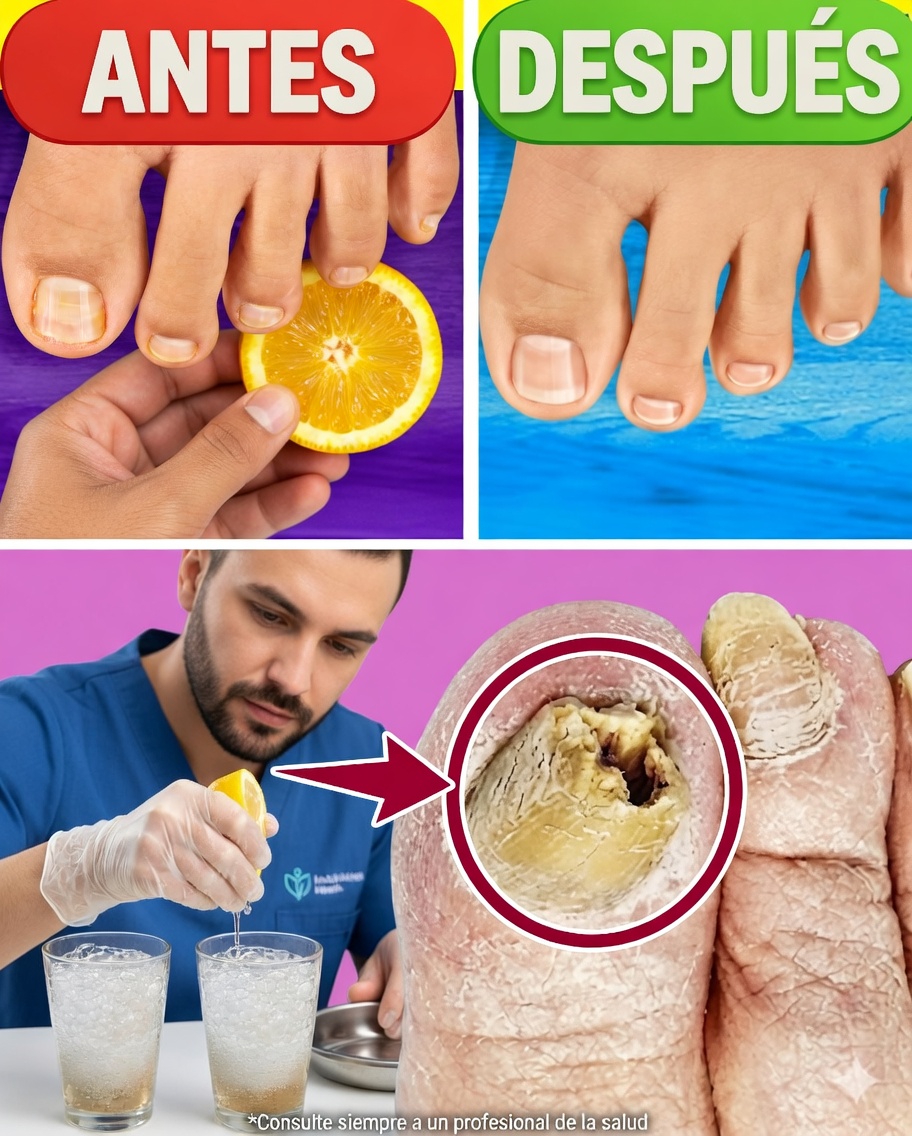 ¡Di adiós a los hongos en las uñas! El remedio natural definitivo con limón y sal 🍋🧂