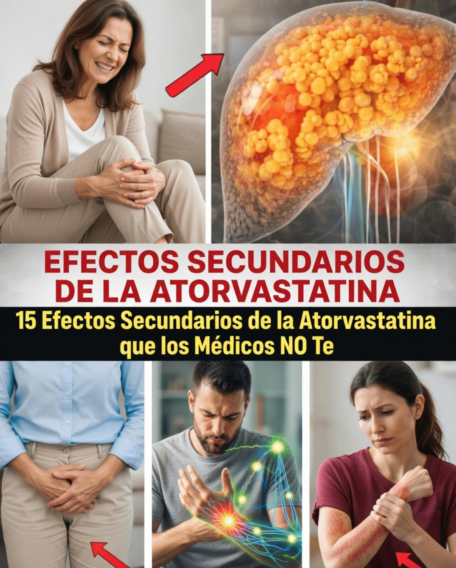 15 posibles efectos secundarios de la atorvastatina que debe conocer: una guía útil para pacientes