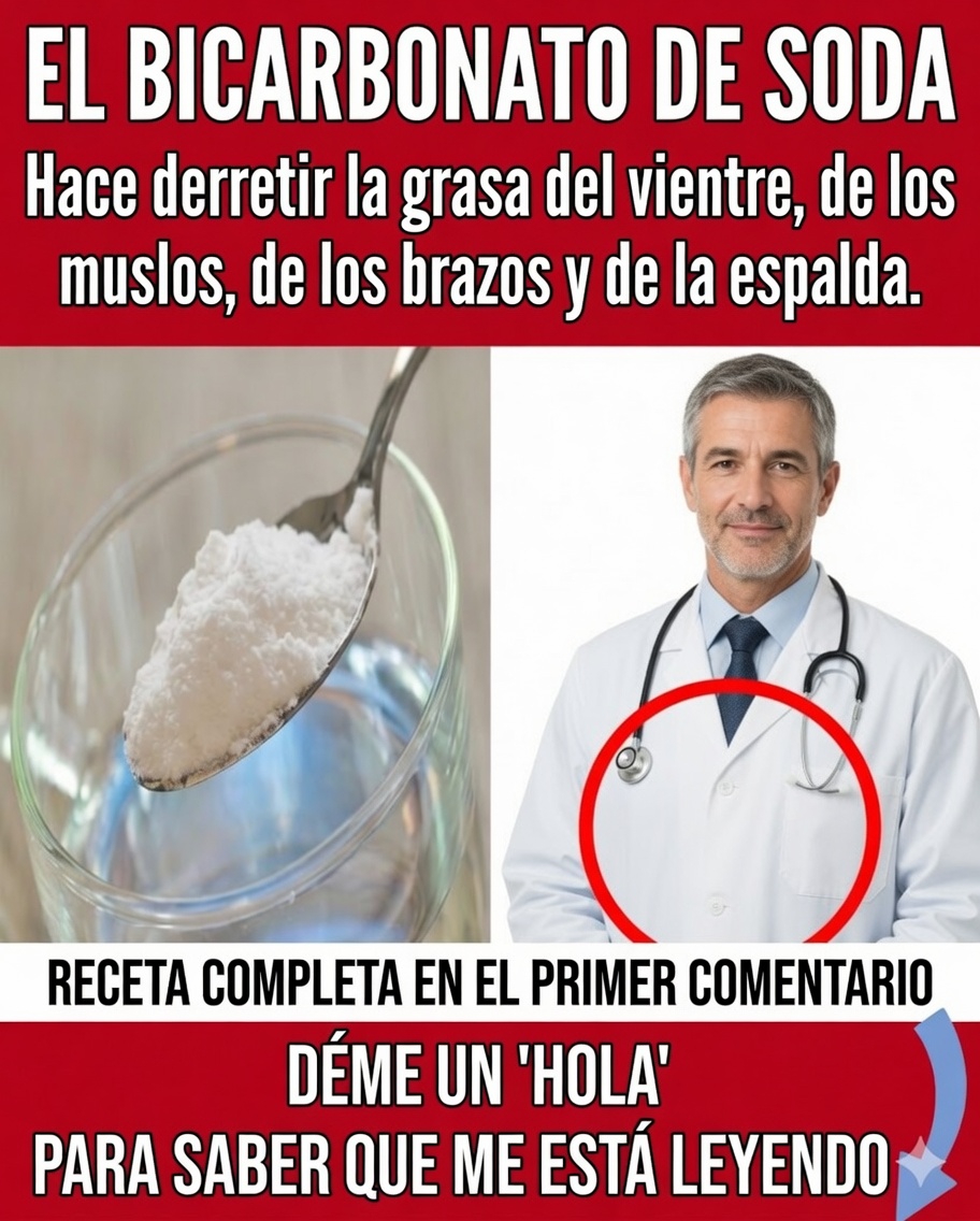 El bicarbonato de sodio: el remedio natural para reducir la grasa localizada, mejorar la circulación y desintoxicar suavemente tu cuerpo