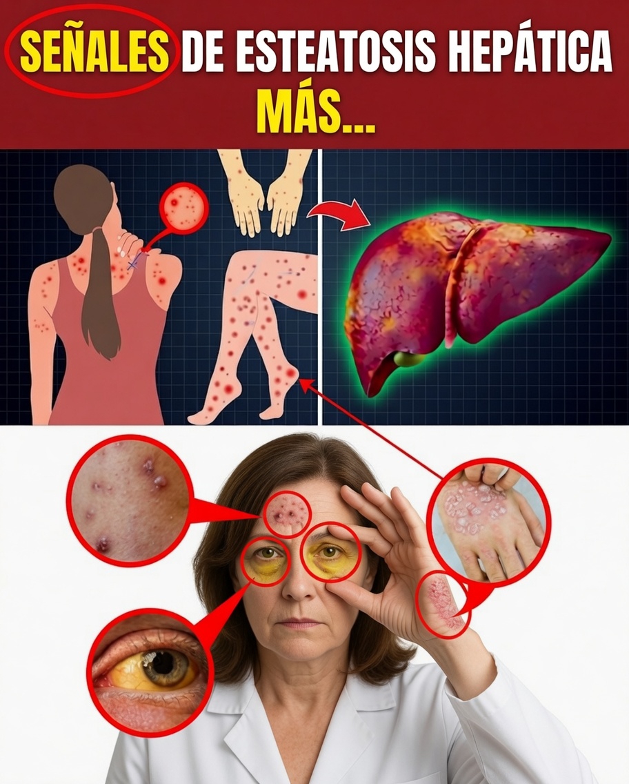 ⚠️ ¡ADVERTENCIA! 8 síntomas misteriosos que dañan su hígado | Hígado graso