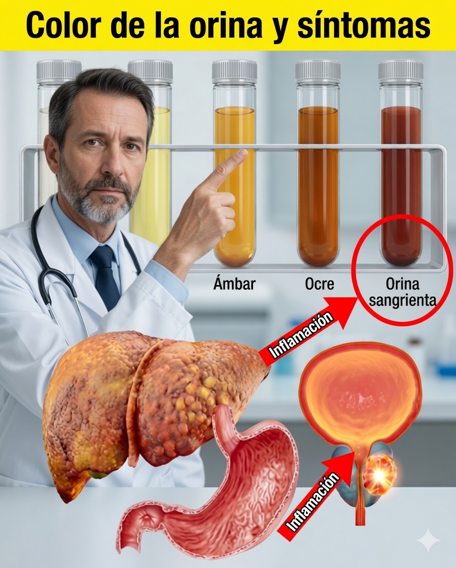 Lo que el color de su orina revela sobre su salud