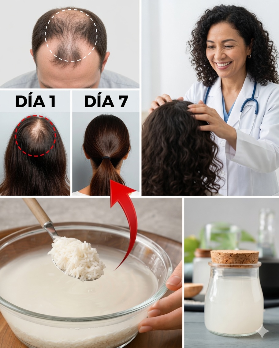 Usa agua de arroz en tu cabello todos los días: descubre lo que sucede después de 30 días (Crecimiento capilar natural)