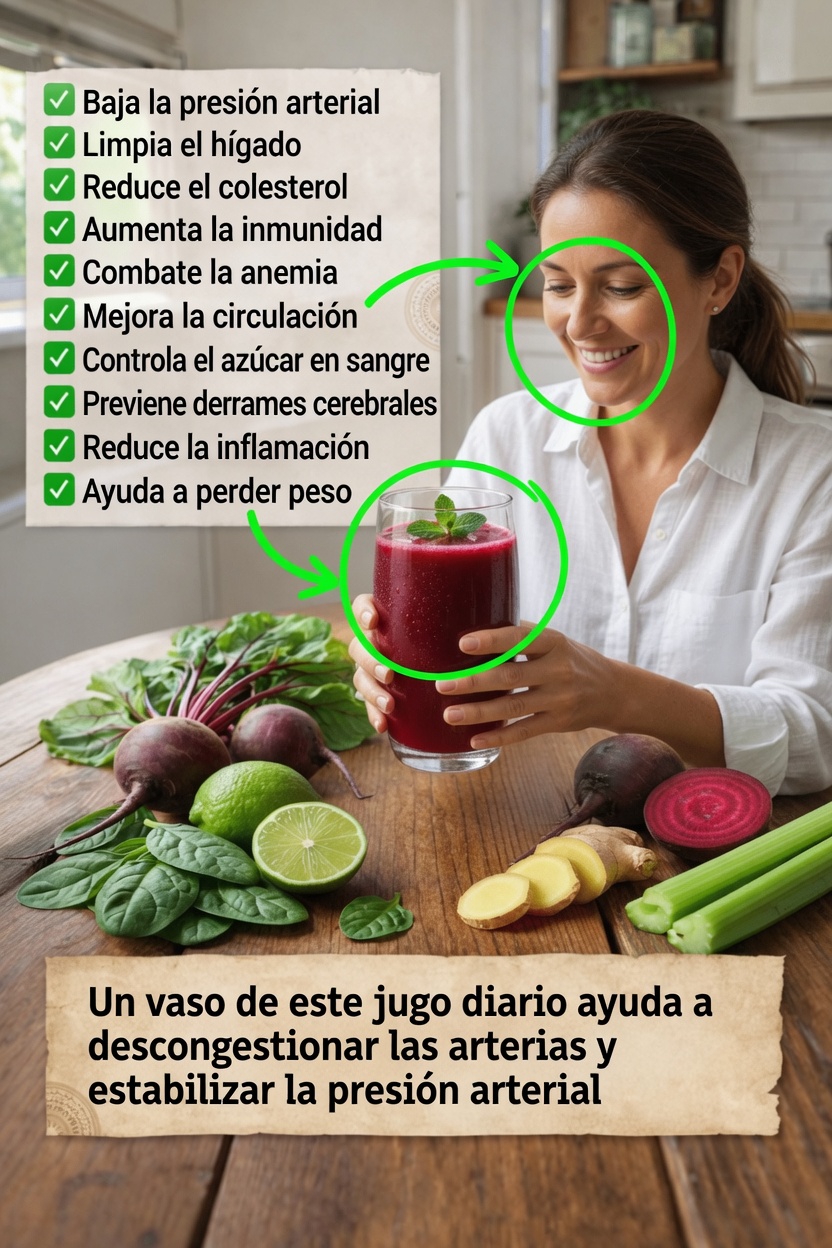 Descubre los sorprendentes beneficios de un jugo vegetal diario a base de remolacha para apoyar la salud del corazón