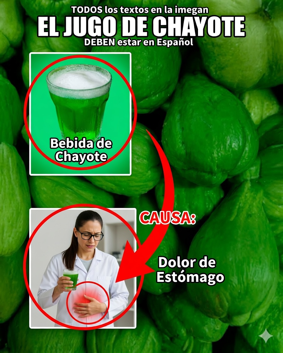Jugo de chayote: el aliado verde para desintoxicar tus riñones y aliviar los dolores lumbares 🌿💧