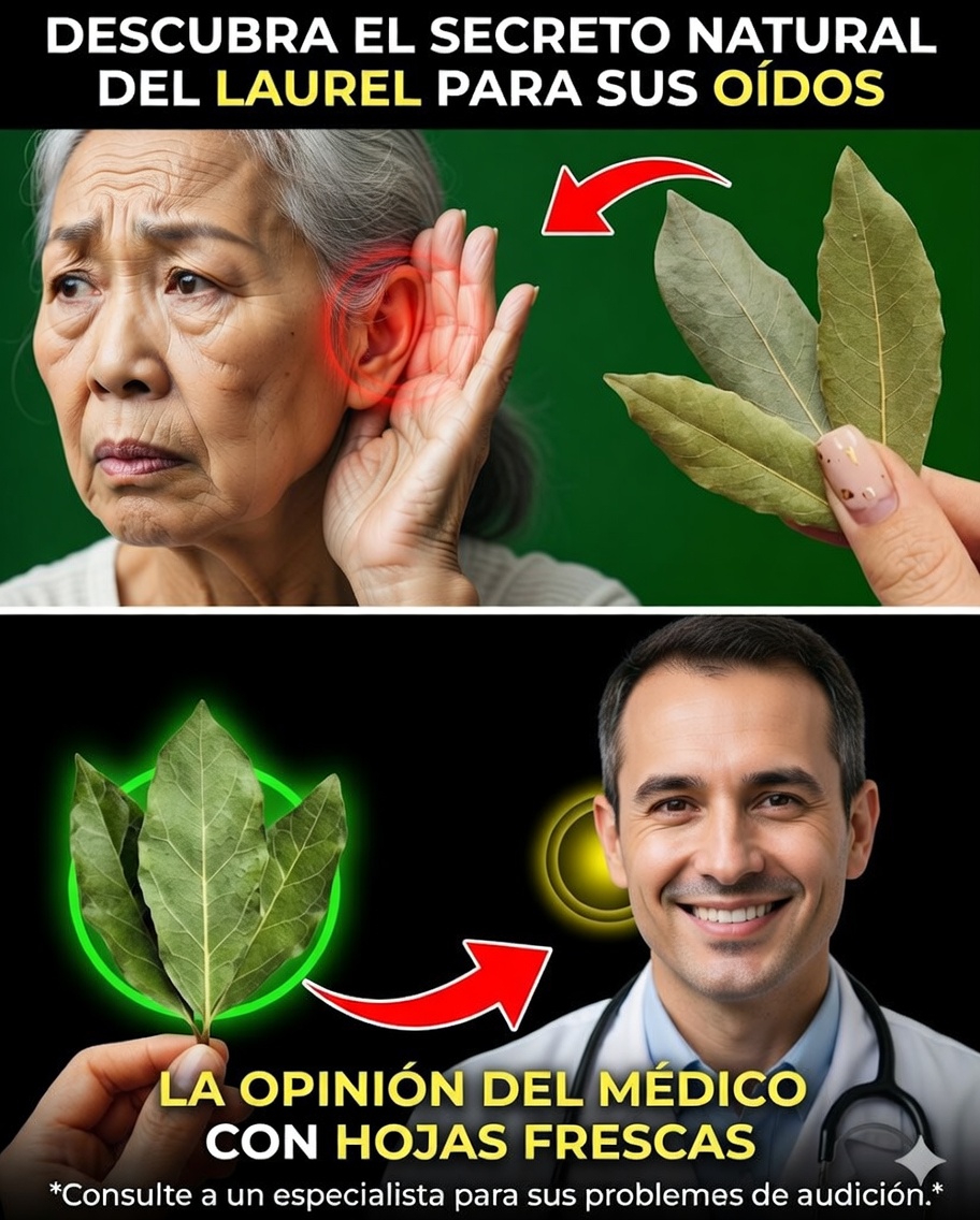 Hojas de laurel para la salud del oído: un enfoque suave y natural contra los vértigos, los acúfenos y los trastornos del equilibrio