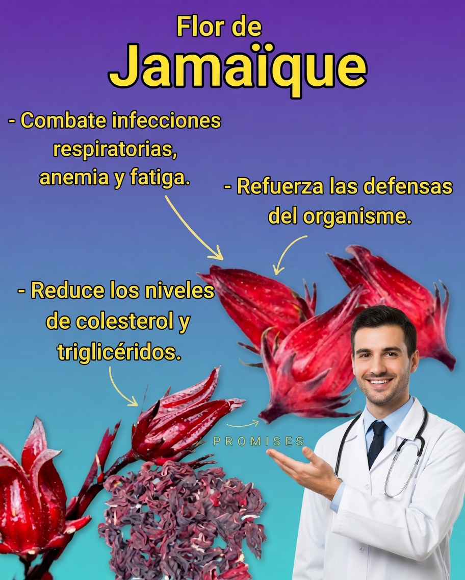 Flor de Jamaica: el elixir natural para el corazón, la sangre y las defensas inmunitarias