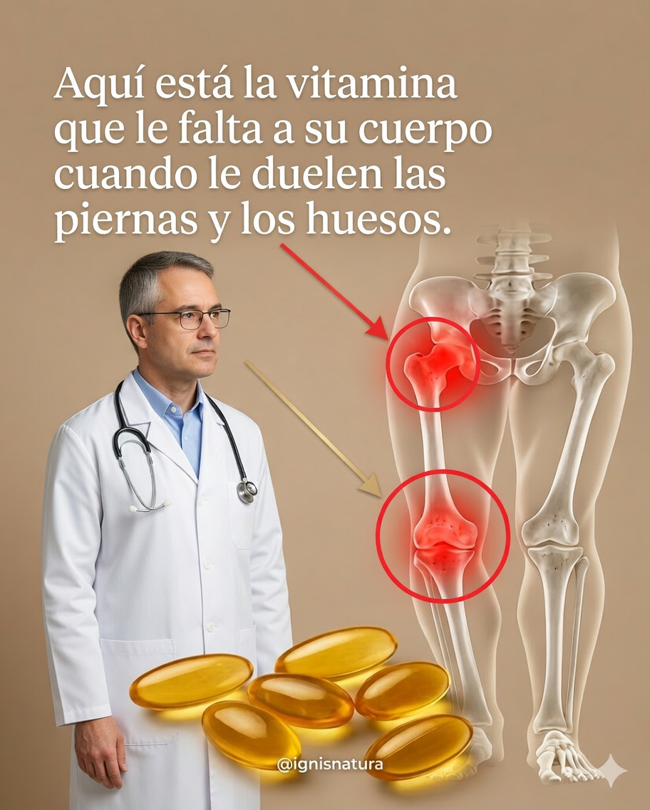 La vitamina esencial para aliviar los dolores de las piernas y los huesos