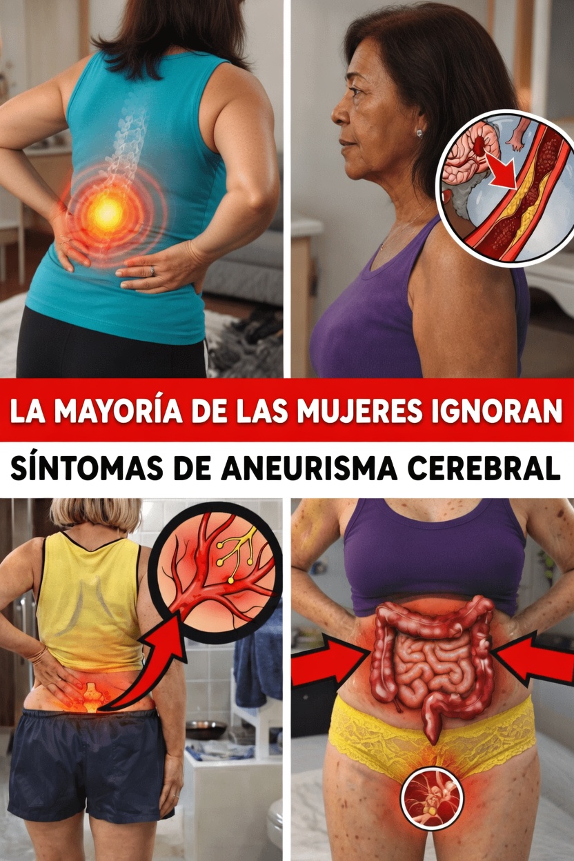 MUJERES MAYORES DE 60: 10 señales tempranas de aneurisma cerebral que muchas personas pasan por alto