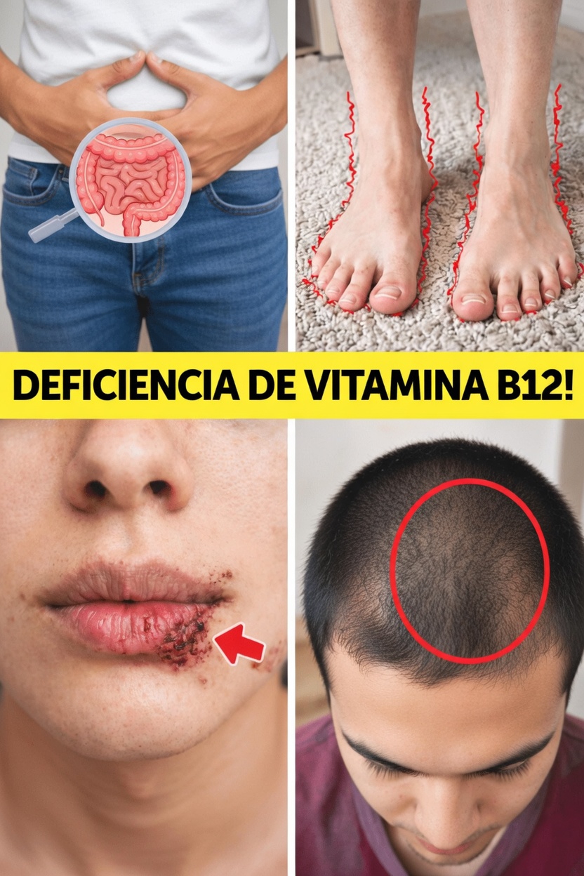 8 señales inusuales de que tu cuerpo podría tener niveles bajos de vitamina B12