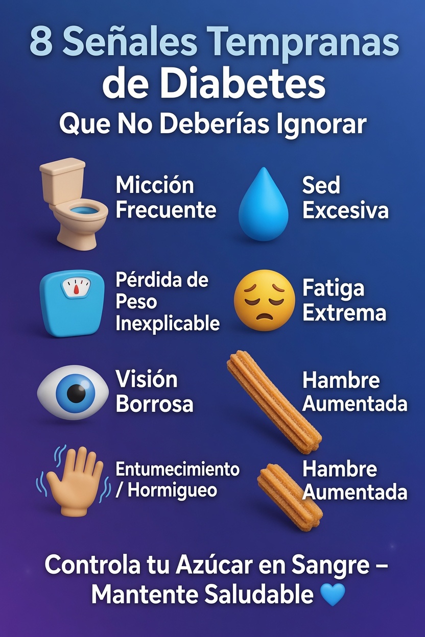 ¿Reconoces estas 15 señales tempranas de diabetes que pueden aparecer en tu piel y cuerpo?
