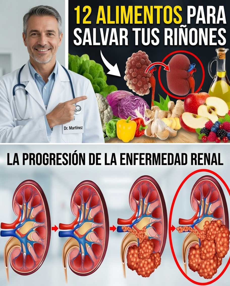 12 alimentos que pueden favorecer la salud de los riñones y ayudar a prevenir daños