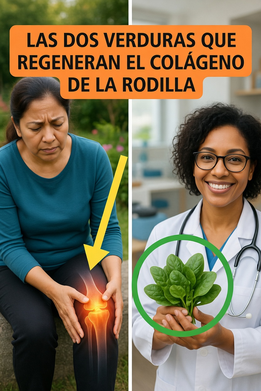 Dos verduras que favorecen la producción natural de colágeno para unas rodillas más saludables