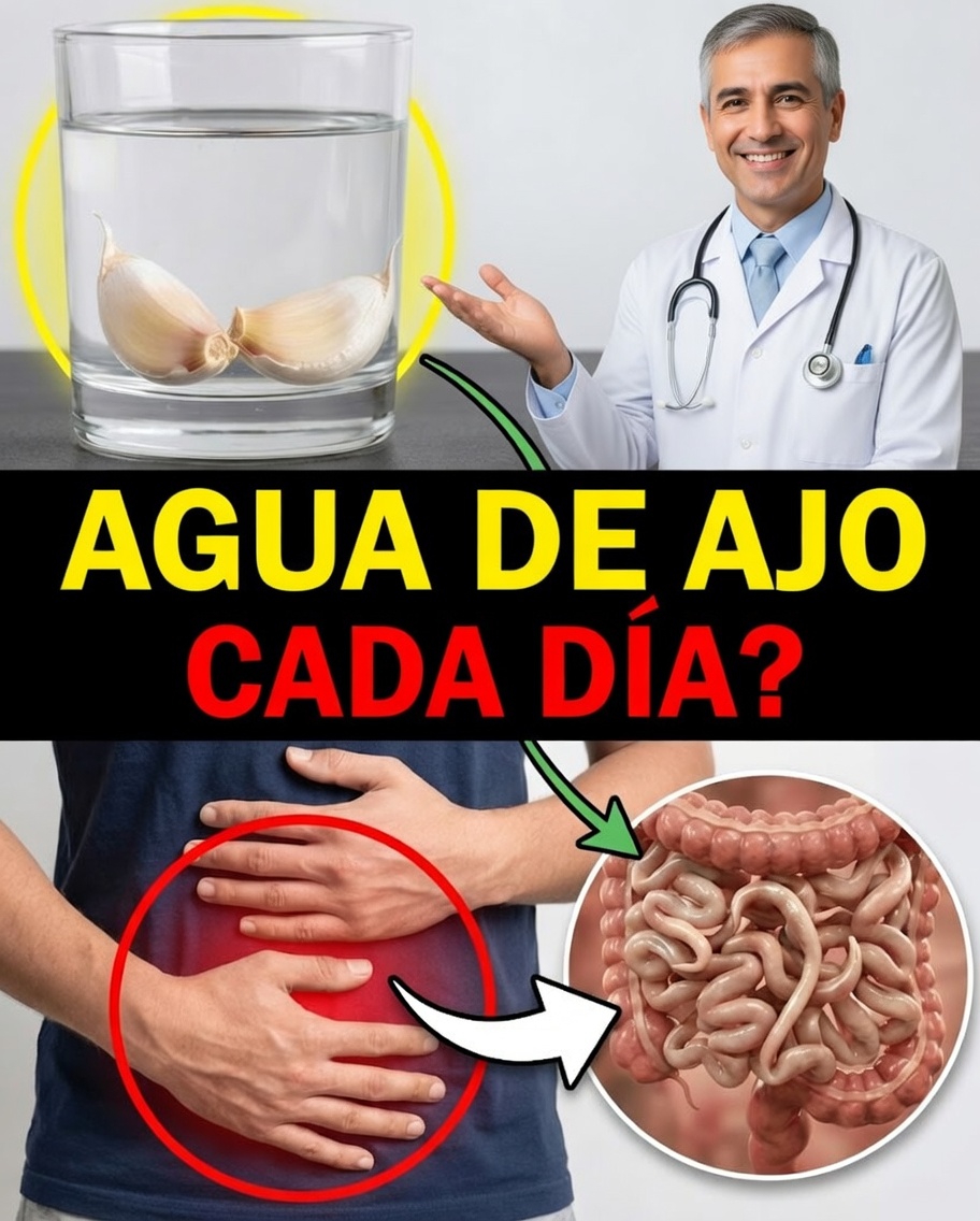 ¿Qué sucede en tu cuerpo cuando bebes un vaso de agua con ajo cada día?