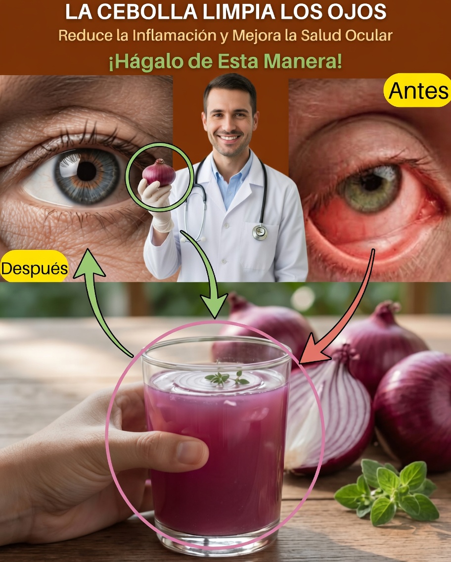 Bienestar de los Ojos con la Cebolla: Una Rutina Suave de 5 Días para Aliviar la Fatiga Visual y Recuperar el Equilibrio