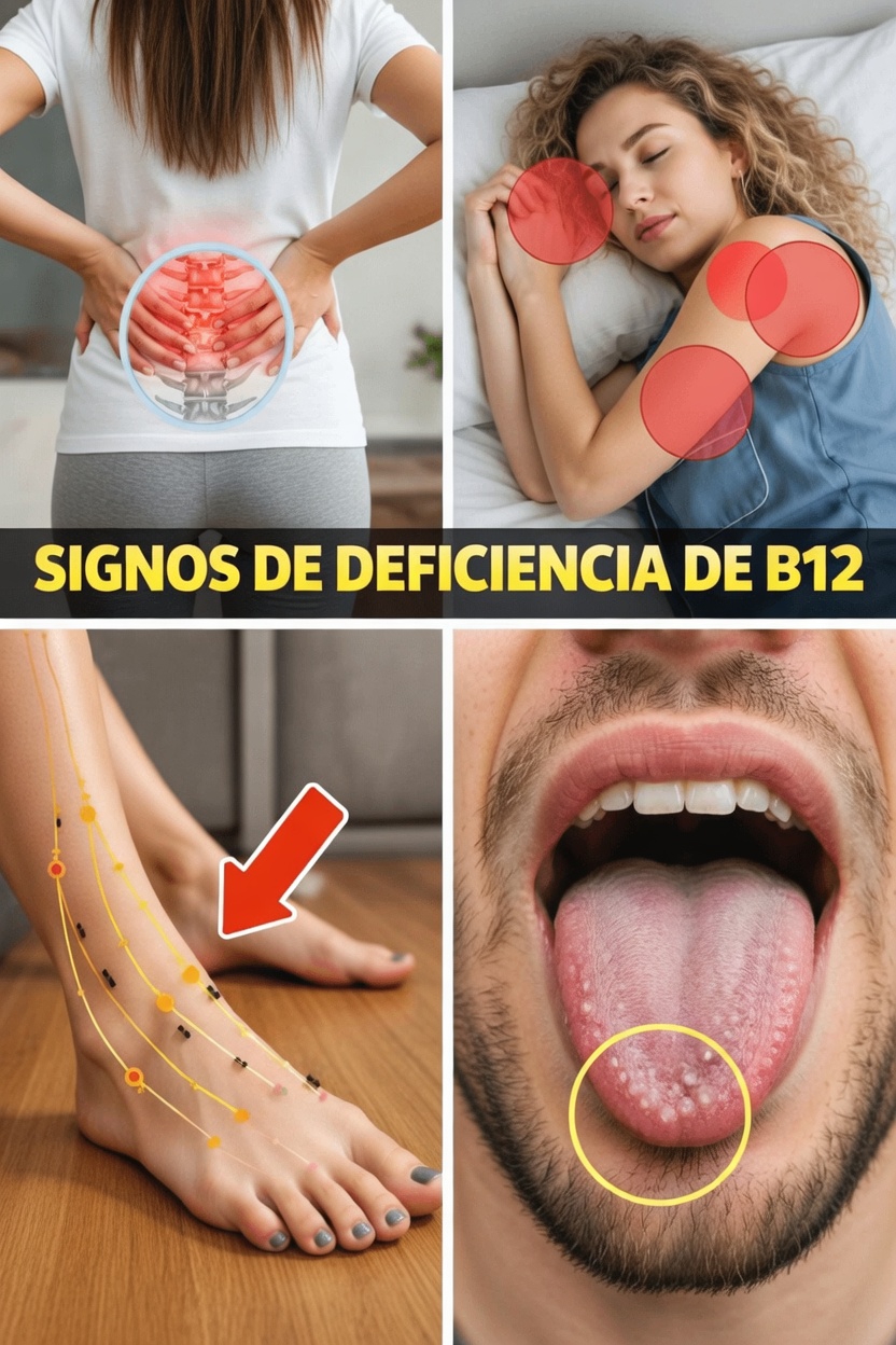 8 señales extrañas de que tu cuerpo está suplicando vitamina B12 y lo que podrían significar