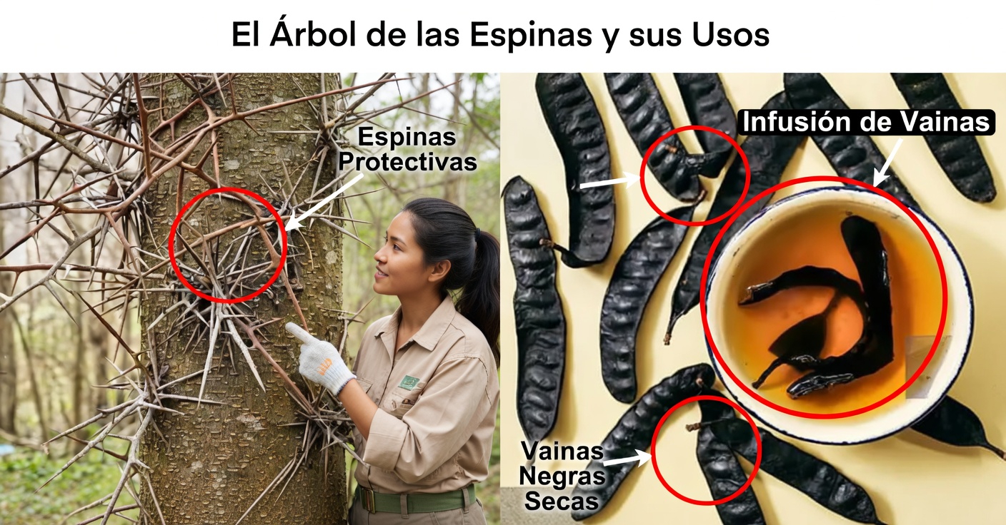 El poder oculto del árbol de acacia de tres espinas: beneficios y usos caseros