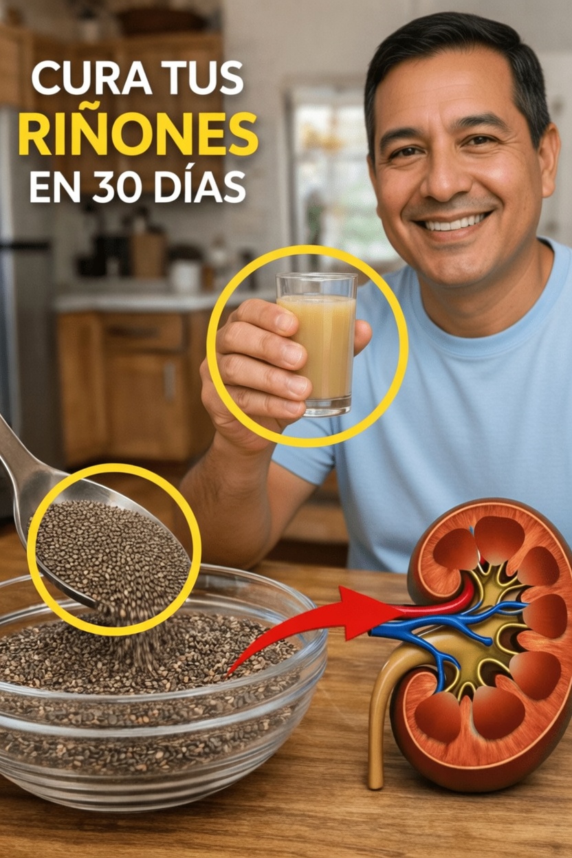 Descubre cómo añadir semillas de chía a tu dieta podría favorecer la salud de tus riñones en 30 días