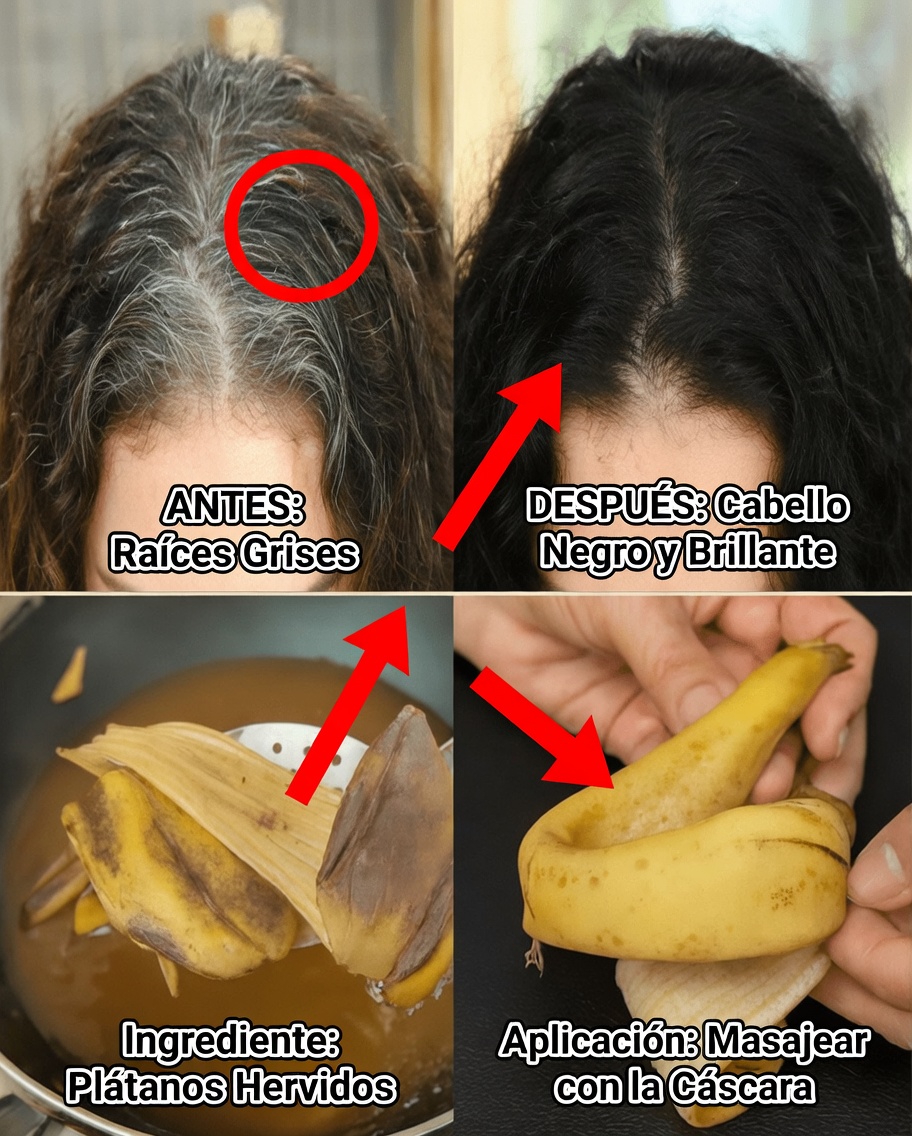 Desbloquea el poder oculto de las cáscaras de plátano para un cabello más sano y fuerte