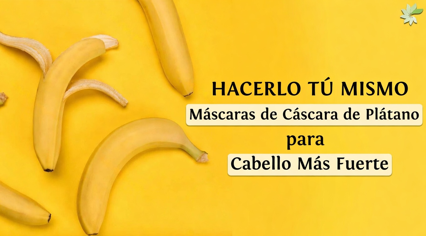 Desbloquea el poder oculto de las cáscaras de plátano para un cabello más sano y fuerte