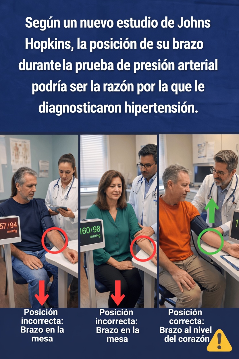 Lo que necesita saber sobre la posición del brazo durante la medición de la presión arterial: hallazgos de expertos de Johns Hopkins