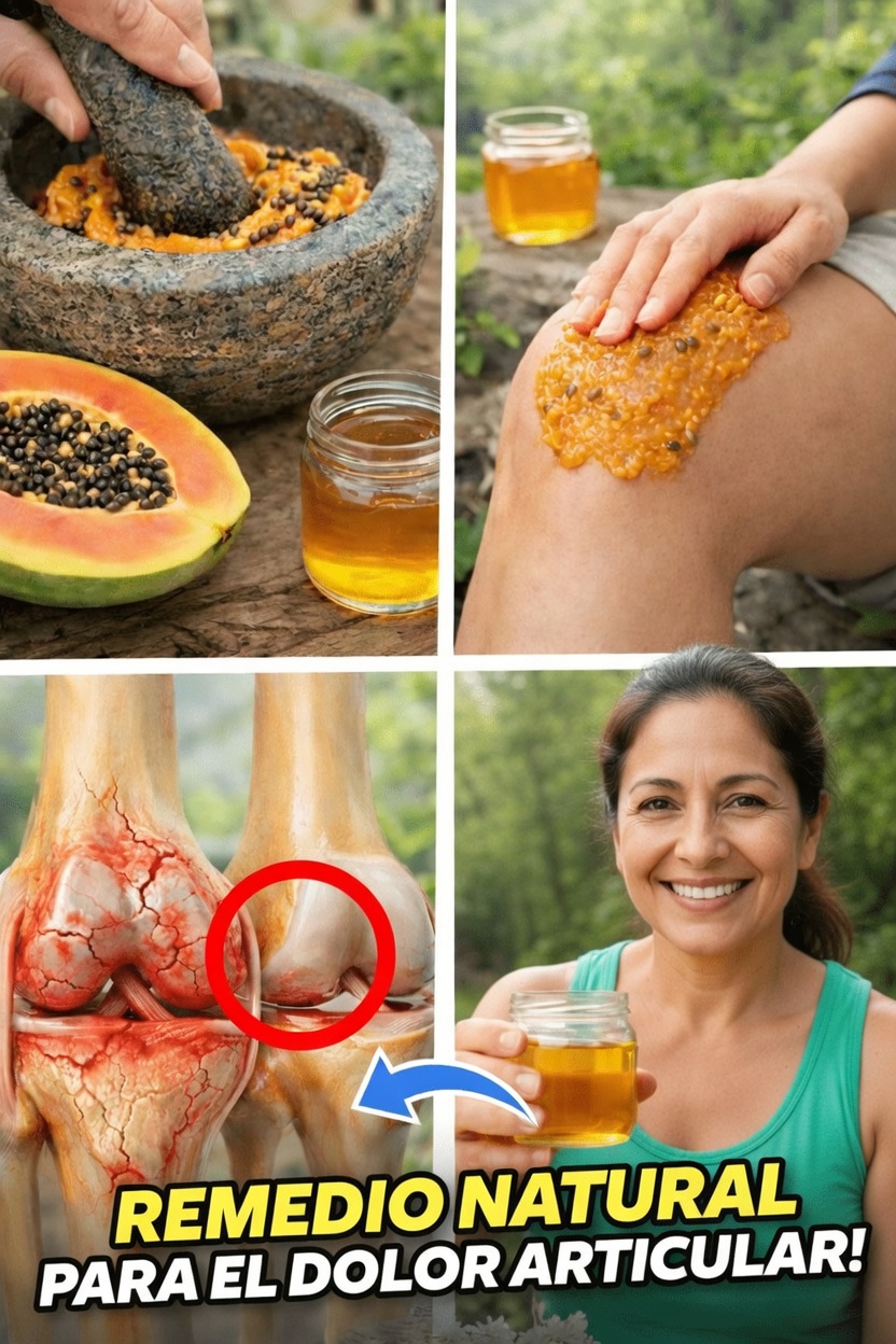 Descubriendo las semillas de papaya: una sencilla opción de remedio casero para las molestias en las articulaciones de la rodilla, la espalda y la columna vertebral