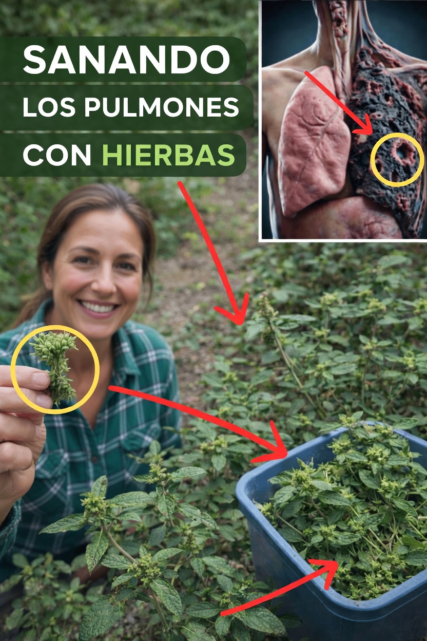 Descubre el poder oculto de una hierba común del jardín para apoyar la salud pulmonar de forma natural