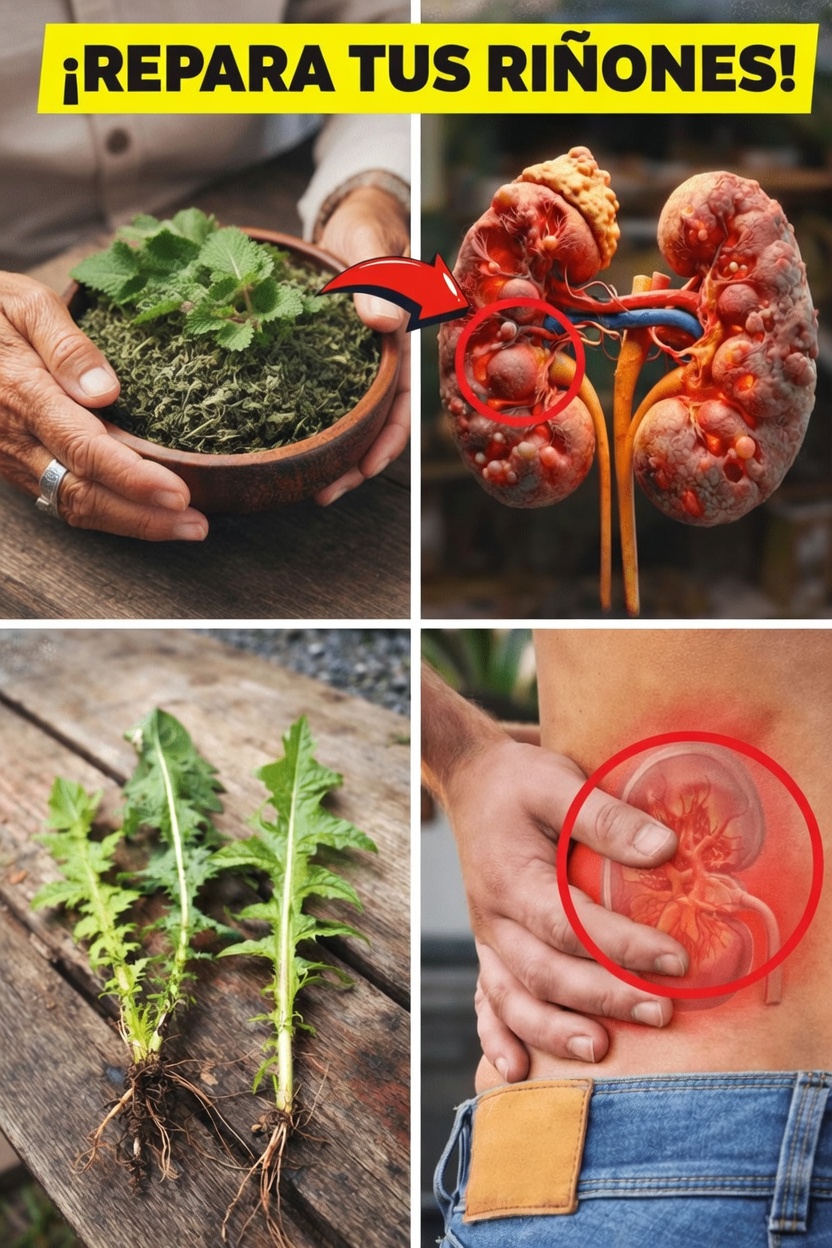 Descubra 5 hierbas naturales que pueden ayudar a apoyar los procesos de desintoxicación y limpieza de los riñones