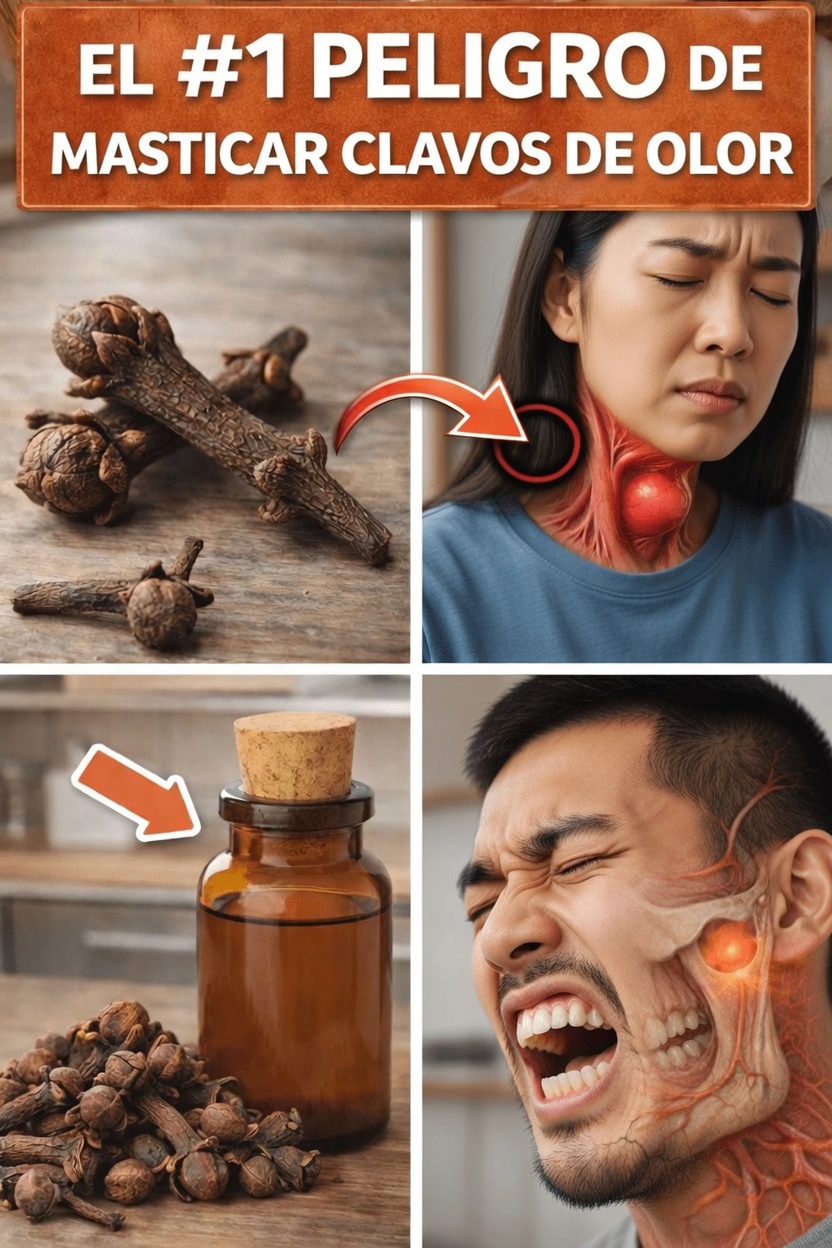 ¿Cuál es el error más común al masticar clavos de olor y cómo puedes evitarlo de forma segura?