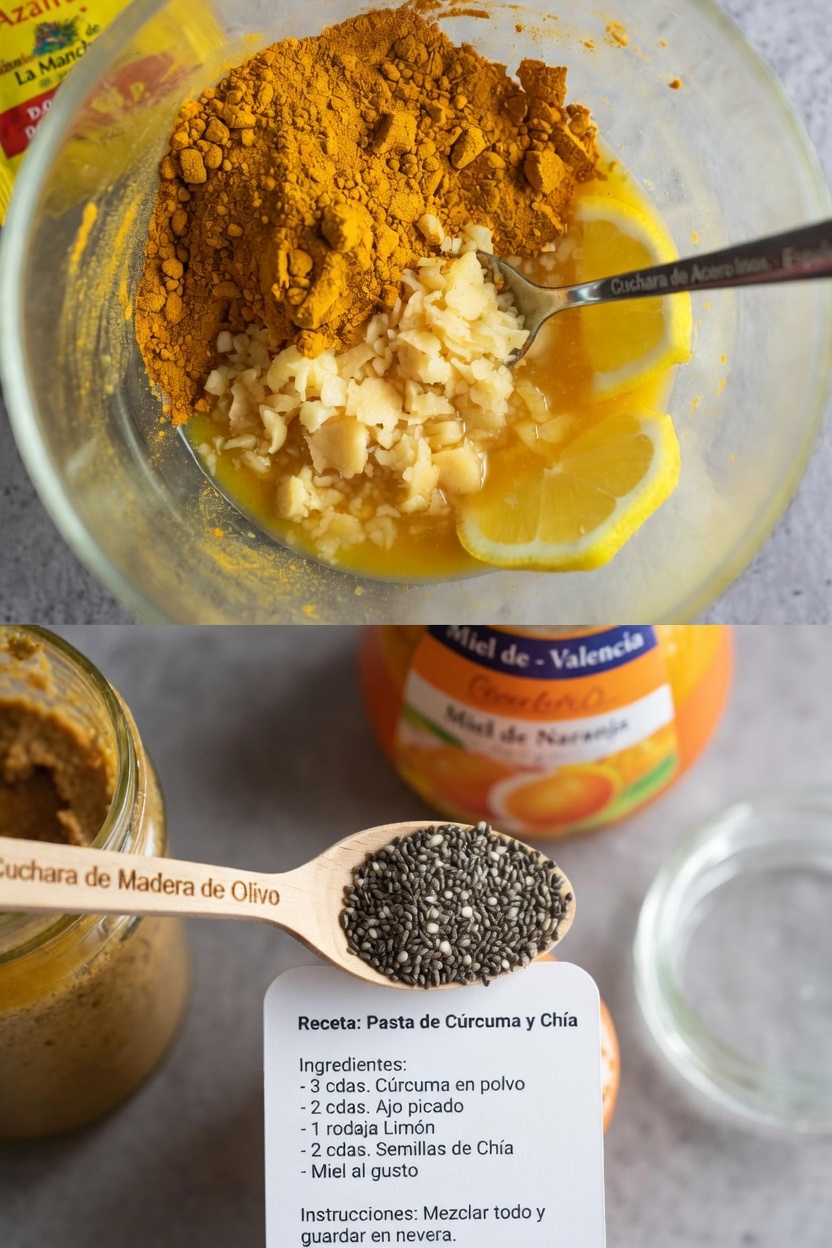 Descubre esta popular mezcla matutina con dos cucharadas de cúrcuma, jengibre, limón, miel y semillas de chía