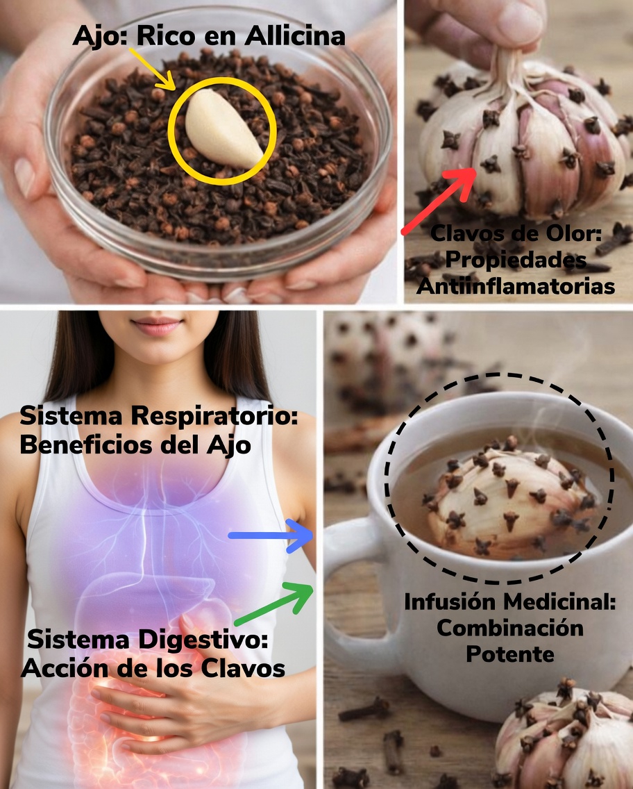 Ajo y clavos de olor: el impulso natural definitivo para la salud que desearás haber conocido antes