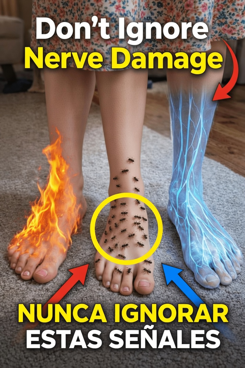 15 señales de advertencia tempranas de daño nervioso en tus pies y manos a las que debes prestar atención
